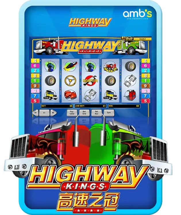 Highway Kings Progressive เกมสล็อตรถบรรทุก